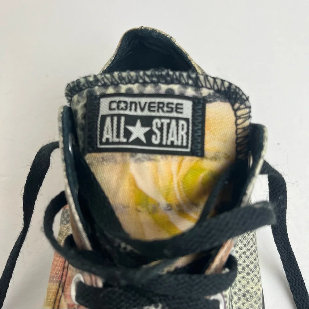 Converse All Star Digital Rose Multicolor Low-Top Sneakers Women’s Sz 8 Boho